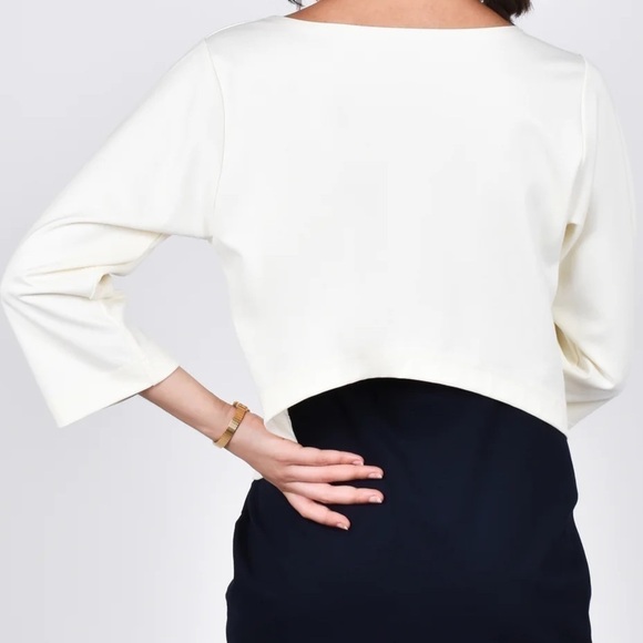 PARIDAEZ Women’s Original IBIS 2 in 1 Top 3/4 Sleeves Cream XS/ S - Picture 9 of 16